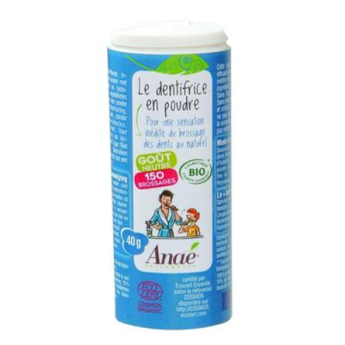 ANAE - БИО ПАСТА ЗА ЗЪБИ НА ПРАХ НЕУТРАЛНА - 40 г