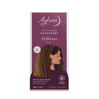 AYLUNA - БИО ВЕГАН БОЯ ЗА СВЕТЛО КЕСТЕНЯВА КОСА NO.65 – 100 г