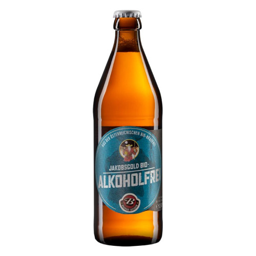 BRAUHAUS GUSSWERK - БИО БИРА ЯКОБСГОЛД БЕЗАЛКОХОЛНА - 500 мл