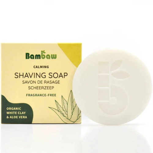 BAMBAW - САПУН ЗА БРЪСНЕНЕ БЕЗ АРОМАТ - 80 г
