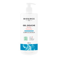 BIOSINCE 1975 - БИО ДУШ ГЕЛ ЗА ТЯЛО И КОСА С БЯЛА ПРАСКОВА - 1 л