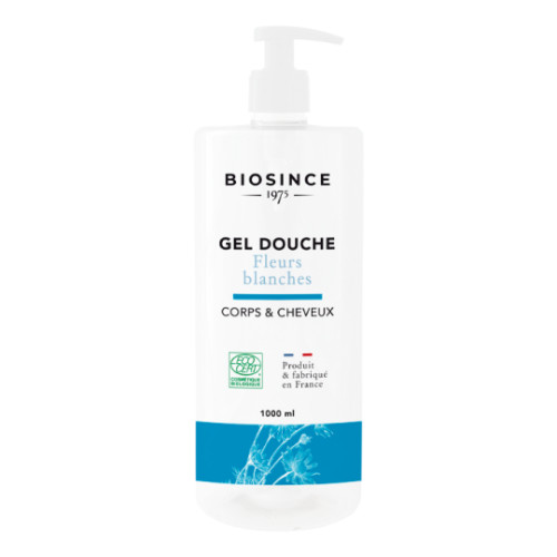 BIOSINCE 1975 - БИО ДУШ ГЕЛ ЗА КОСА И ТЯЛО С БЕЛИ ЦВЕТЯ - 1 л