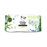 CHEEKY PANDA - АНТИБАКТЕРИАЛНИ КЪРПИ БАМБУКОВИ БИОРАЗГРАДИМИ - 100 бр