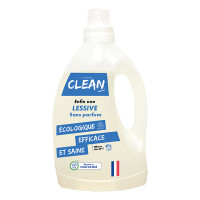 CLEAN - ЕКО ПРЕПАРАТ ЗА ПРАНЕ БЕЗ АРОМАТ - 1500 мл (30 пранета)