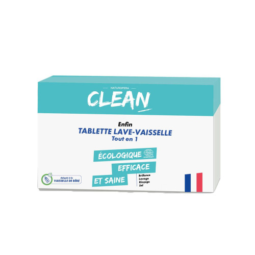 CLEAN - ЕКО ТАБЛЕТКИ ЗА СЪДОМИЯЛНА 3 В 1 БЕЗ АЛЕРГЕНИ - 30 бр