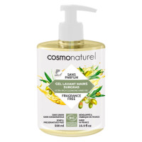 COSMO NATUREL - БИО ГЕЛ ЗА ПОЧИСТВАНЕ НА РЪЦЕ ОБОГАТЕН БЕЗ АРОМАТ - 500 мл