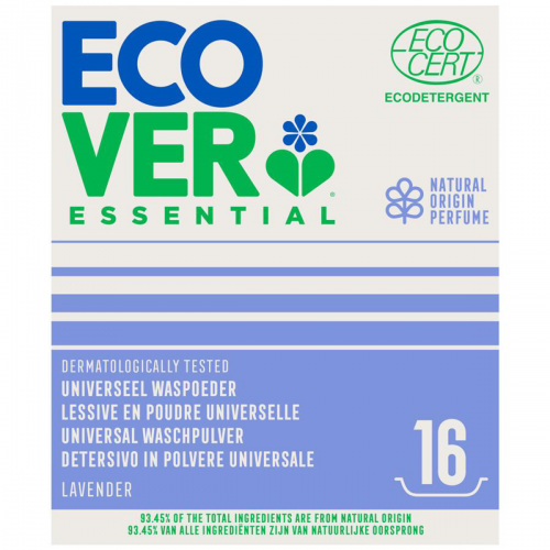 ECOVER - ЕКО УНИВЕРСАЛЕН ПРАХ ЗА ПРАНЕ С ЛАВАНДУЛА - 1.2 кг