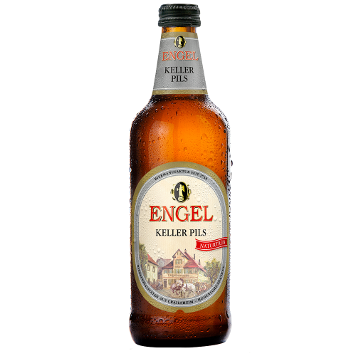 ENGEL BIER - НЕМСКА БИРА KELLER СВЕТЛА НЕФИЛТРИРАНА - 500 мл
