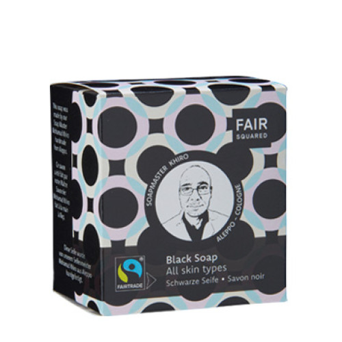 FAIR SQUARED - БИО САПУН ЗА ЛИЦЕ ЧЕРЕН - 2 х 80 г