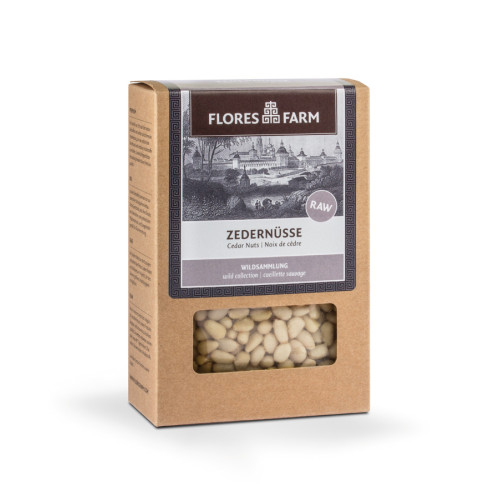 FLORES FARM - БИО КЕДРОВИ ЯДКИ СУРОВИ - 80 г