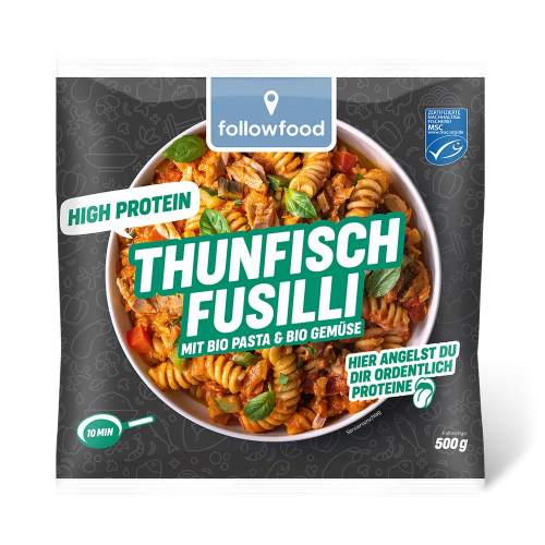 FOLLOW FOOD - ПАСТА С MSC СЕРТИФИЦИРАНА РИБА ТОН - 500 г