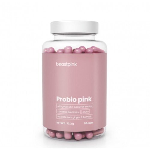ПРОБИОТИЦИ PROBIO PINK ОТ GYM BEAM - 90 капсули
