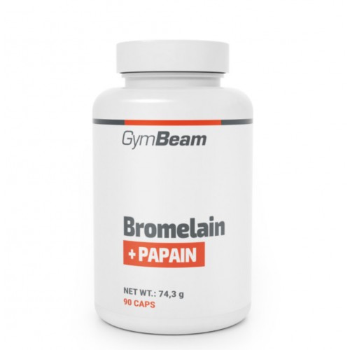 БРОМЕЛАИН И ПАПАИН ОТ GYM BEAM - 90 капсули