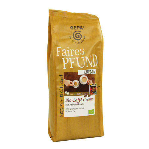 GEPA - БИО КАФЕ FAIR TRADE КРЕМА НА ЗЪРНА - 500 г