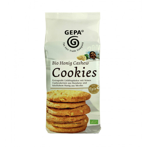 GEPA - БИО БИСКВИТИ С МЕД И КАШУ - 150 г
