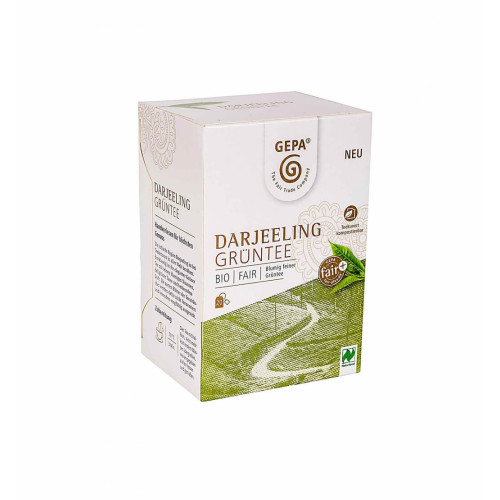 GEPA - БИО ЧАЙ ЗЕЛЕН DARJEELING - 20 пакетчета
