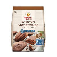 HAMMERMUHLE - БЕЗГЛУТЕНОВИ ФРЕНСКИ БИСКВИТИ "MADELEINES" С ШОКОЛАДОВ ПЪЛНЕЖ - 180 г
