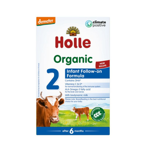 HOLLE - БИО КРАВЕ МЛЯКО ПРЕХОДНА ХРАНА ФОРМУЛА 2 - 600 г