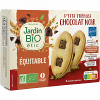 JARDIN BIO - БИО БИСКВИТИ С ПЪЛНЕЖ ОТ ТЪМЕН ШОКОЛАД - 175 г