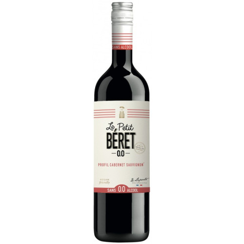 LE PETIT BERET - ВИНО ВЕГАН БЕЗ АЛКОХОЛ ЧЕРВЕНО ПРОФИЛ КАБЕРНЕ СОВИНЬОН - 750 ml