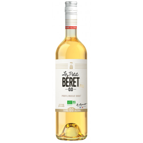 LE PETIT BERET - БИО ВЕГАН ВИНО БЕЗ АЛКОХОЛ БЯЛО ПРОФИЛ МУСКАТ - 750 ml