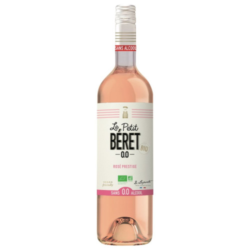 LE PETIT BERET - БИО ВЕГАН ВИНО БЕЗ АЛКОХОЛ РОЗЕ ПРОФИЛ ПРЕСТИЖ - 750 ml