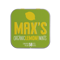 MAX'S MINTS - БИО МЕНТОВИ БОНБОНИ С ЛИМОН - 35 г