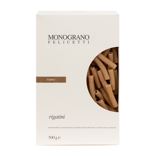 MONOGRANO - БИО ПАСТА РИГАТИНИ ОТ СПЕЛТА - 500 г