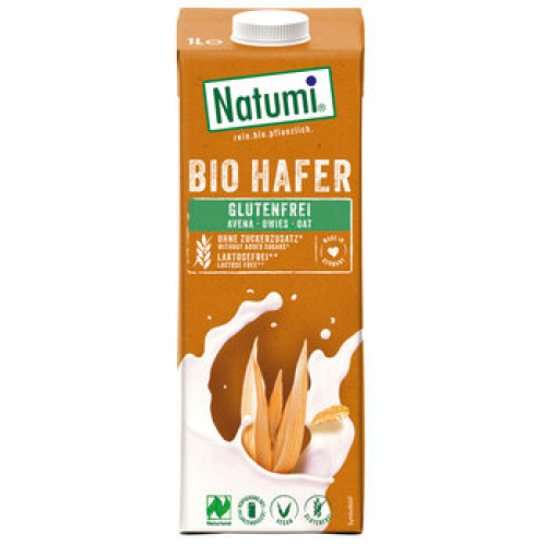 NATUMI - БИО ВЕГАН БЕЗГЛУТЕНОВА ОВЕСЕНА НАПИТКА БЕЗ ДОБАВЕНА ЗАХАР - 1 л