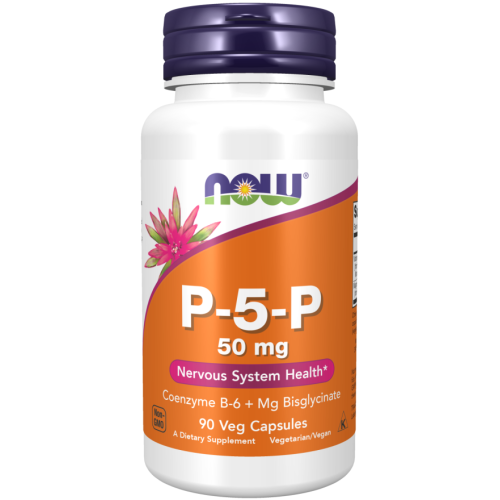 NOW - P-5-P Vegetarian ВИТАМИН Б-6 50 мг - 90 Veg Capsules
