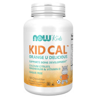 NOW - КАЛЦИЙ И МАГНЕЗИЙ ЗА ДЕЦА Kid Cal - 100 Дражета
