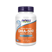 NOW - РИБЕНО МАСЛО DHA 500 мг - 90 дражета