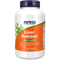 NOW - ДЕТОКС ФОРМУЛА ЗА ЧЕРЕН ДРОБ Liver refresh - 180 Капсули
