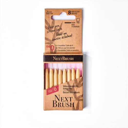 NEXT BRUSH - ИНТЕРДЕНТАЛНИ ЧЕТКИ ЗА ЗЪБИ (8 бр) - РАЗМЕР 0