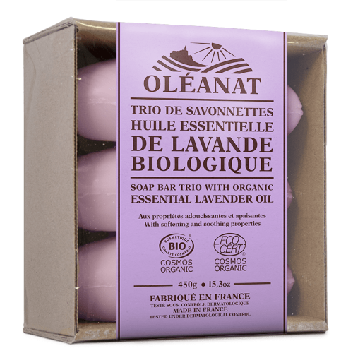 OLEANAT - БИО САПУН С МАСЛО ОТ ЛАВАНДУЛА ТРИО - 3 х 150 г
