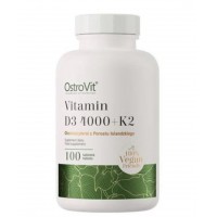 VITAMIN D3 4000 + K2 100 MCG – 100 таблетки