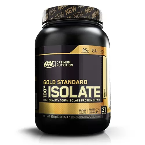 Optimum Nutrition - СУРОВАТЪЧЕН ИЗОЛАТ 100% ISOLATE GOLD STANDARD - 930 ГРАМА