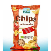 PURAL - БИО КАРТОФЕН ЧИПС С ДОМАТИ И БИЛКИ - 120 г