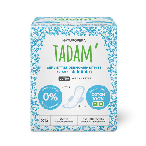TADAM - БИО ДАМСКИ ПРЕВРЪЗКИ ULTRA SUPER+ - 12 бр