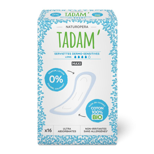 TADAM - БИО ДАМСКИ ПРЕВРЪЗКИ MAXI SUPER - 16 бр