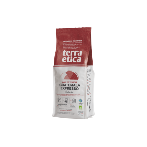 TERRA ETICA - БИО КАФЕ С ЕДИНЕН ГЕОГРАФСКИ ПРОИЗХОД ГВАТЕМАЛА СМЛЯНО ЕСПРЕСО - 250 г
