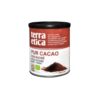 TERRA ETICA - БИО КАКАО ЧИСТО БЕЗ ЗАХАР - 200 г