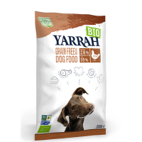 YARRAH - БИО КУЧЕШКА ХРАНА СУХА БЕЗ ЗЪРНО ПИЛЕ И РИБА ADULT - 200 г