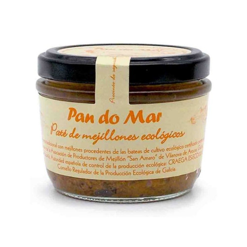 PAN DO MAR - БИО ПАСТЕТ ОТ МИДИ БЕЗ ГЛУТЕН - 125 г