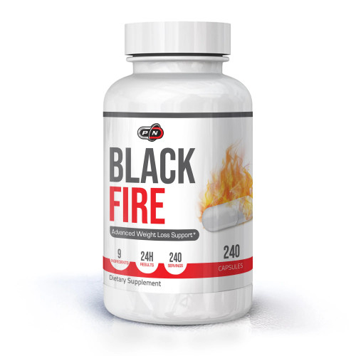 Pure Nutrition - ТЕРМОГЕНЕН ФЕТБЪРНЪР BLACK FIRE - 240 Капсули